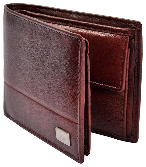 designer brown leather wallet